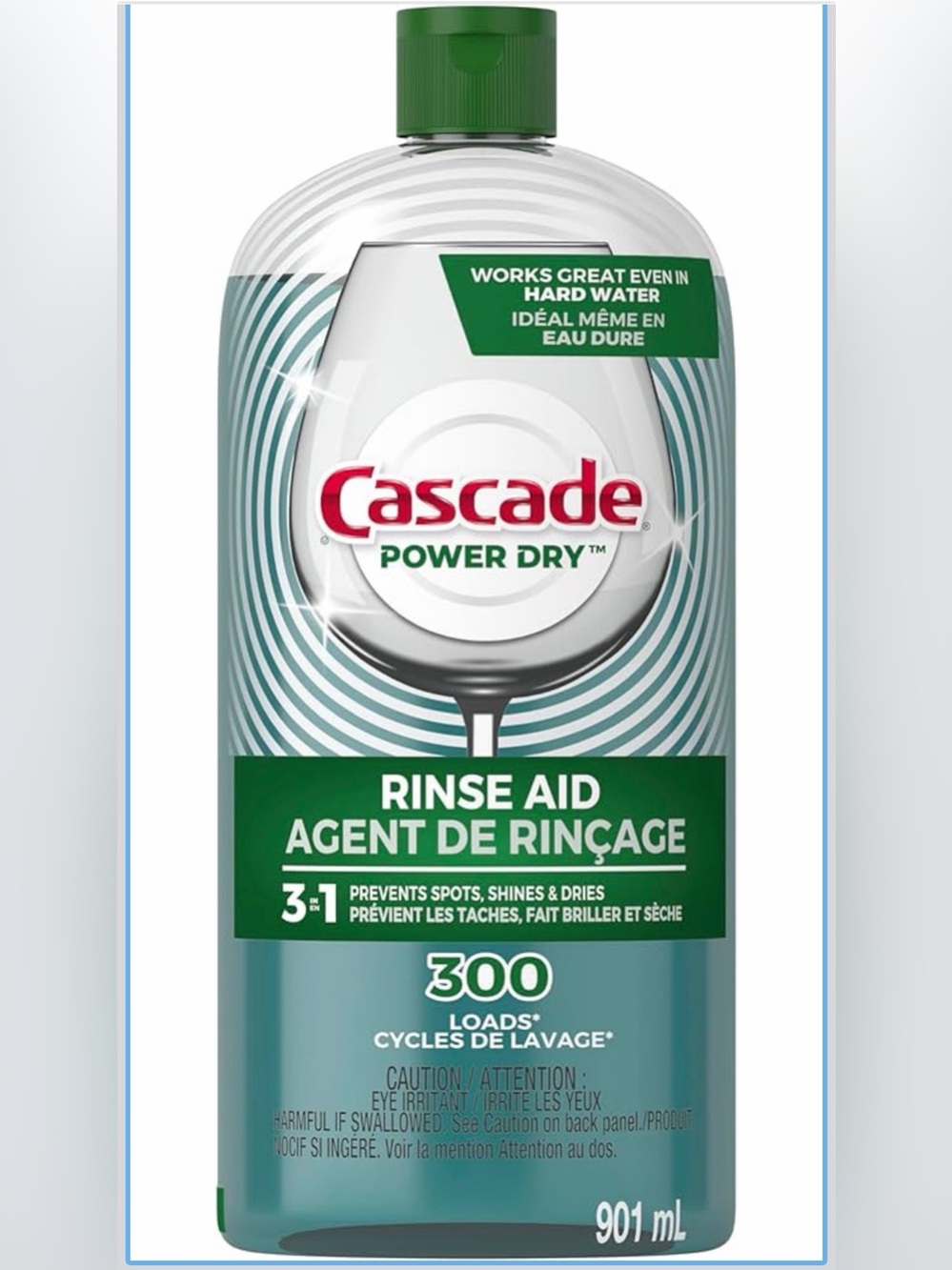 Cascade Platinum Power Dry Dishwasher Rinse Aid 16FL